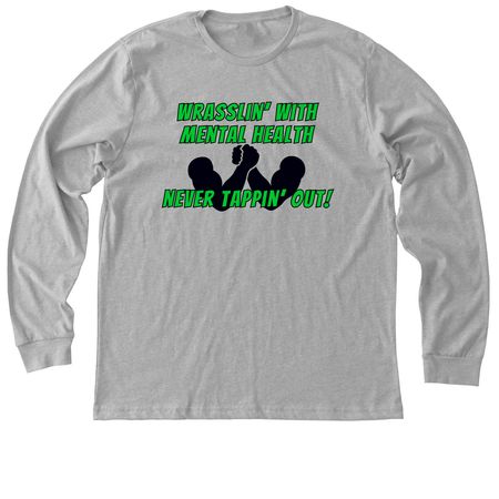 Mental Health Collection, a Athletic Heather Premium Long Sleeve Tee