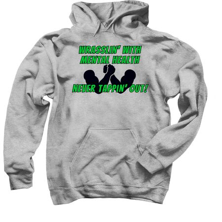 Mental Health Collection, a Sport Grey Pullover Hoodie