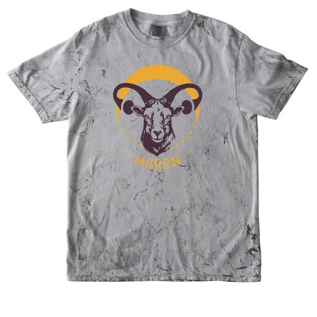 Bighorn Uterus Tees & Shirts - Front Logo, a Smoke Comfort Colors Colorblast Tee