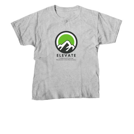 Elevate Childhood Cancer Research & Advocacy, a Sport Grey Youth Unisex Tee