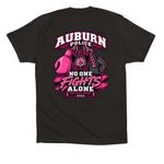 2026 Auburn Police Pink Patch Project&nbsp;, a Black Premium Cotton Tee (back-view)