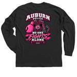 2026 Auburn Police Pink Patch Project&nbsp;, a Black Classic Long Sleeve Tee (back-view)