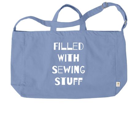 Sewing Stuff Tote, a Elemental Blue Reclaimist G2G Tote Bag