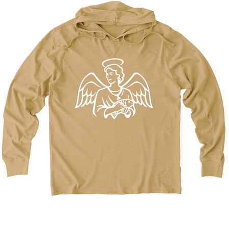 Tobit 12&nbsp;, a Golden Wheat Allmade Organic Cotton Mineral Dye Hoodie Tee