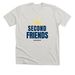 Second Friends Sun, a Heather Cement Premium Unisex Tee