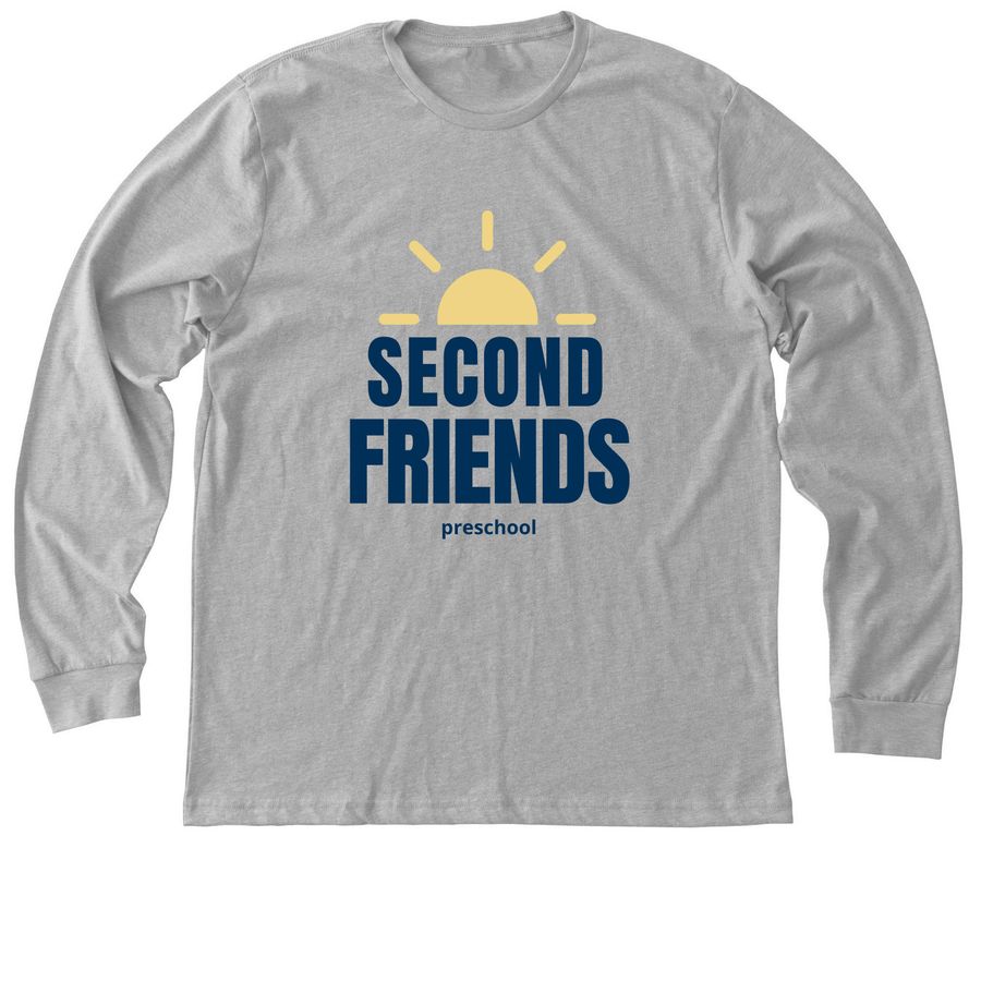 Second Friends Sun, a Athletic Heather Premium Long Sleeve Tee
