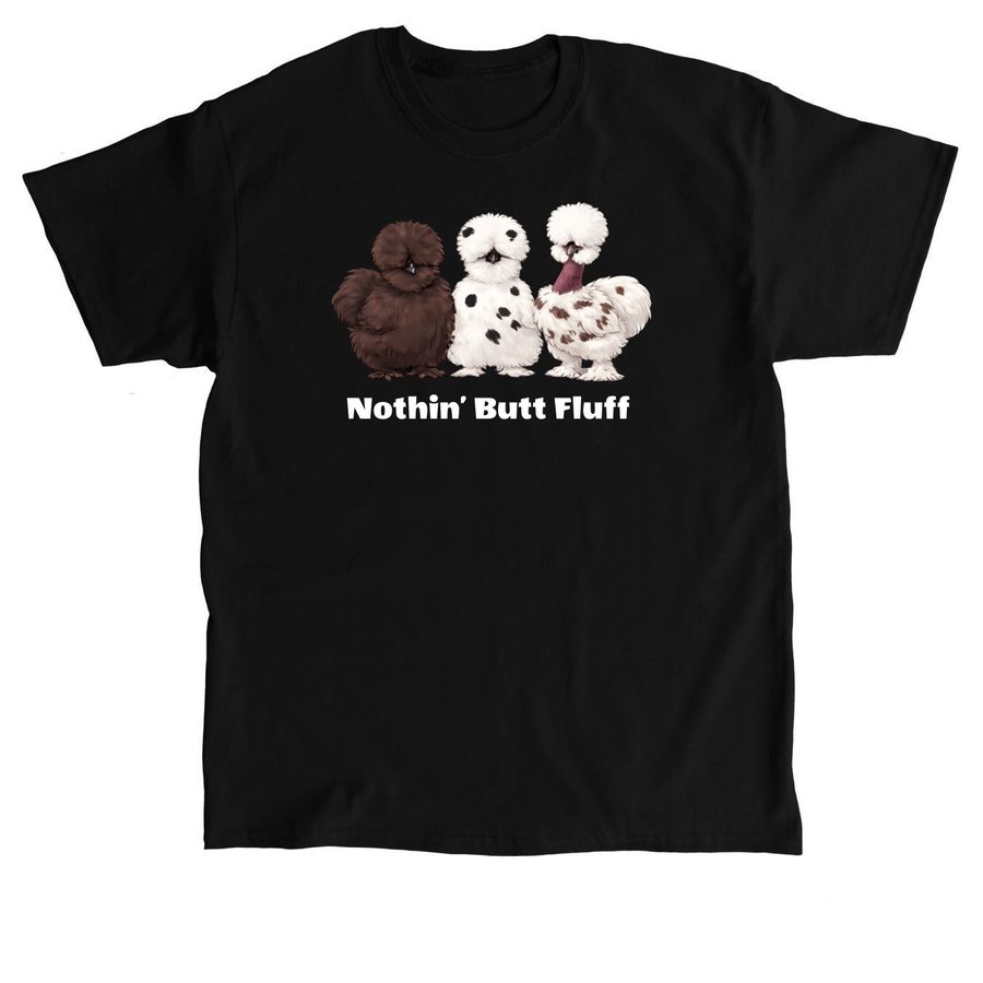 The Fluff Crew Tee, a Black Classic Unisex Tee