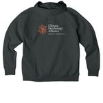 Mental health workers, a Terrain Grey Allmade Organic CVC Pullover Hoodie (back-view)
