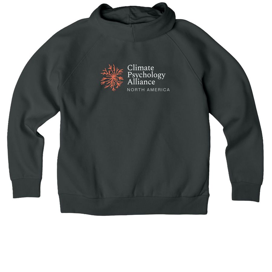 Mental health workers, a Terrain Grey Allmade Organic CVC Pullover Hoodie (back-view)