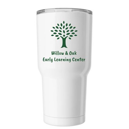 Travel Mugs, a White Insulated Tumbler