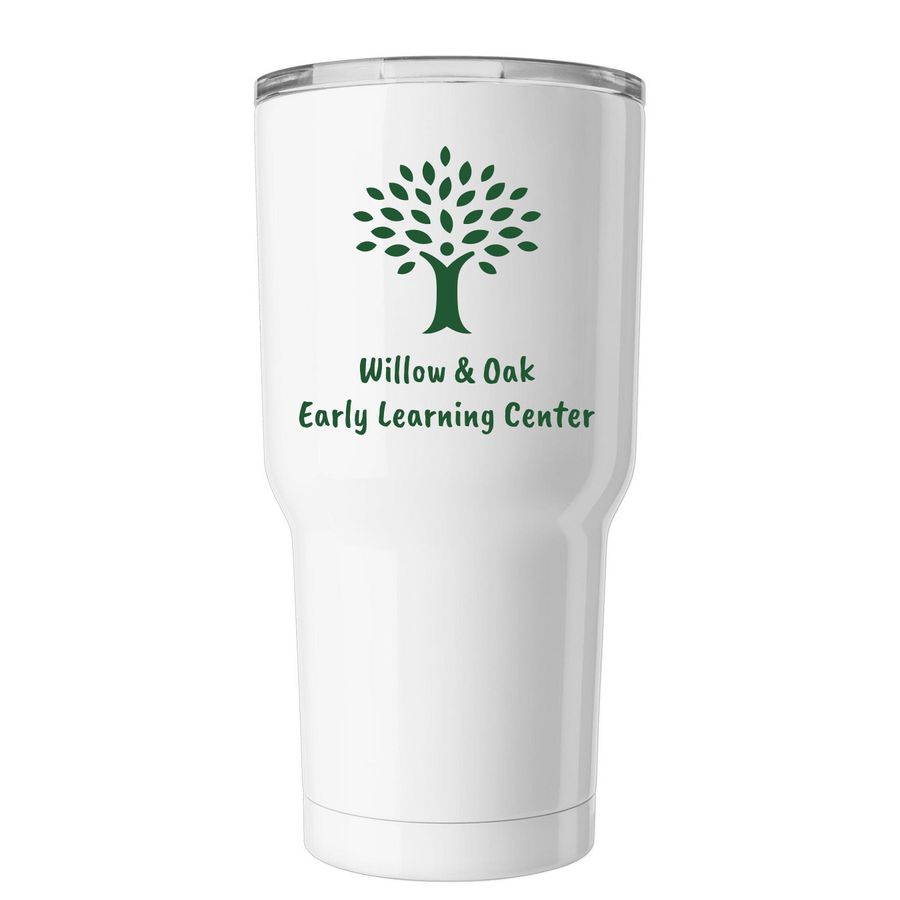 Travel Mugs, a White Insulated Tumbler