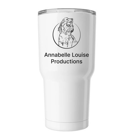 Annabelle Louise Productions, a White Insulated Tumbler
