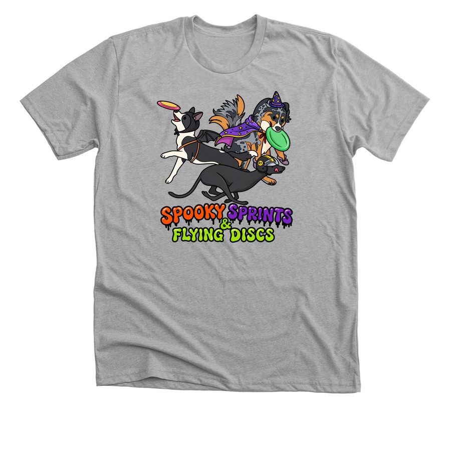 UpDog Tulsa & ORCA Halloween Event, a Athletic Heather Premium Unisex Tee