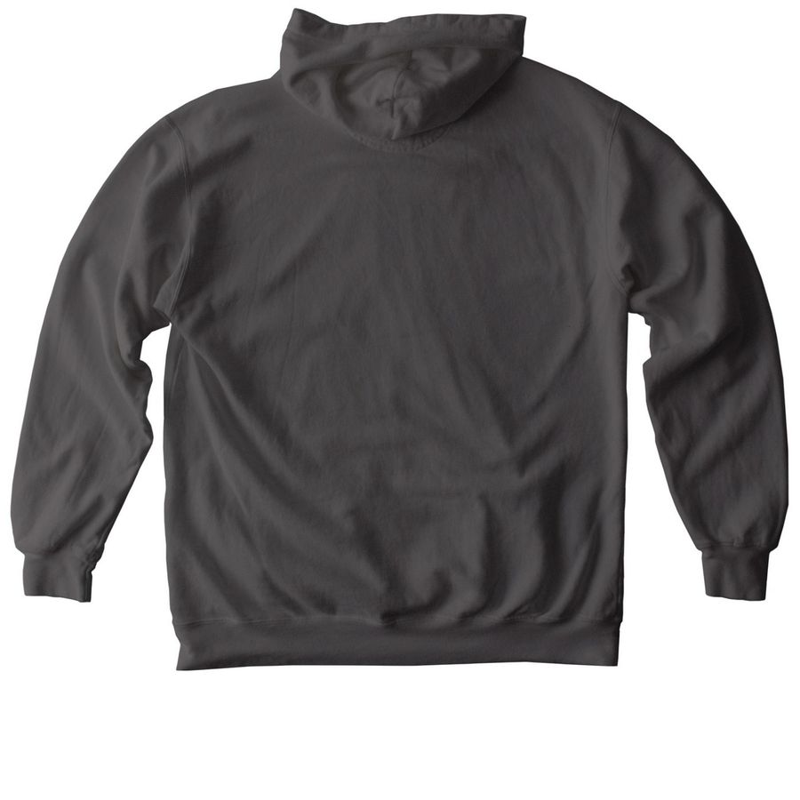 Conquering MS Crew, a Pepper Comfort Colors Pullover Hoodie (back-view)