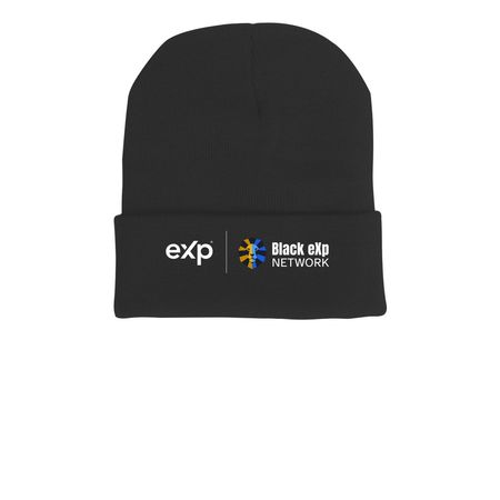 B.E.N. Winter Beanie, a Black Printed Cuffed Beanie
