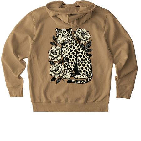 Heartland Zip Up, a Latte Stanley/Stella Unisex Cultivator 2.0 Zip Up Pullover Hoodie (back-view)