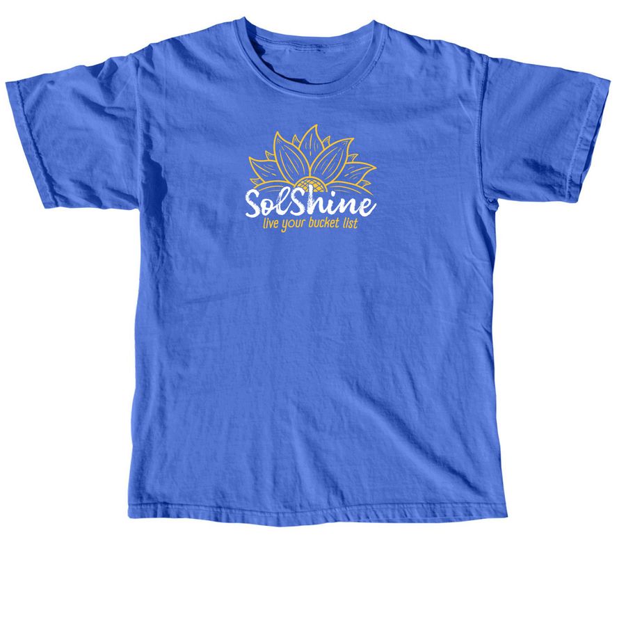 (White Logo) T-shirts Additional Colors, a Flo Blue Comfort Colors Unisex Tee
