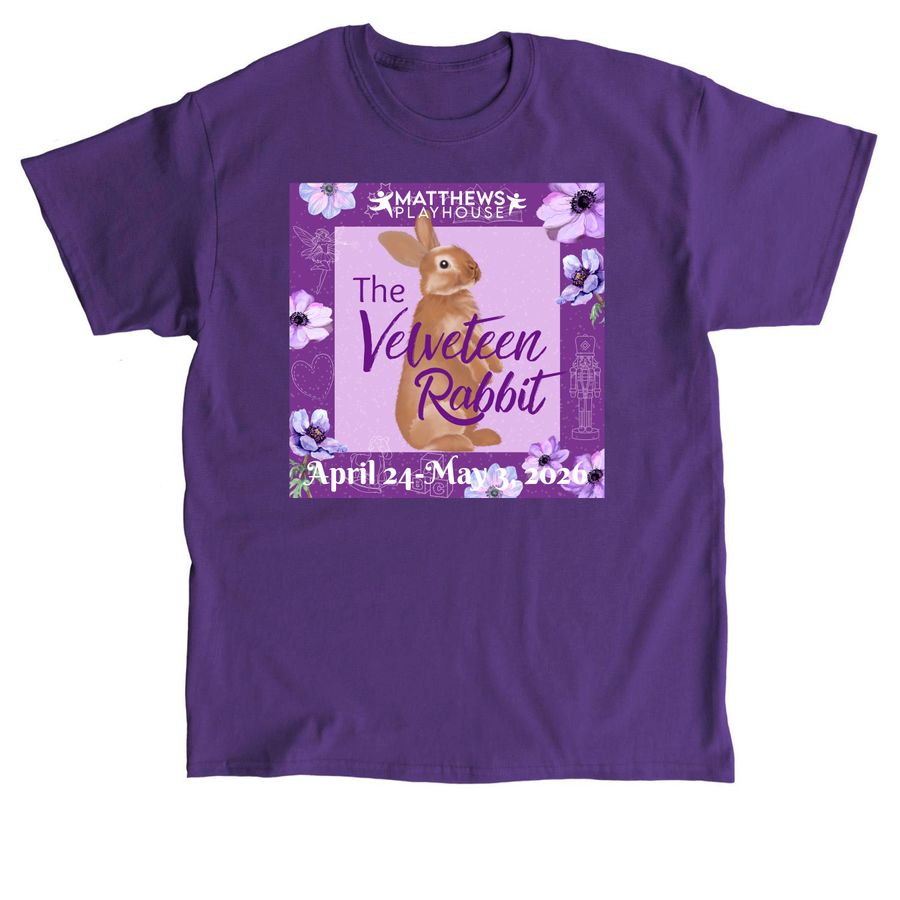 The Velveteen Rabbit at Matthews Playhouse, a Purple Classic Unisex Tee
