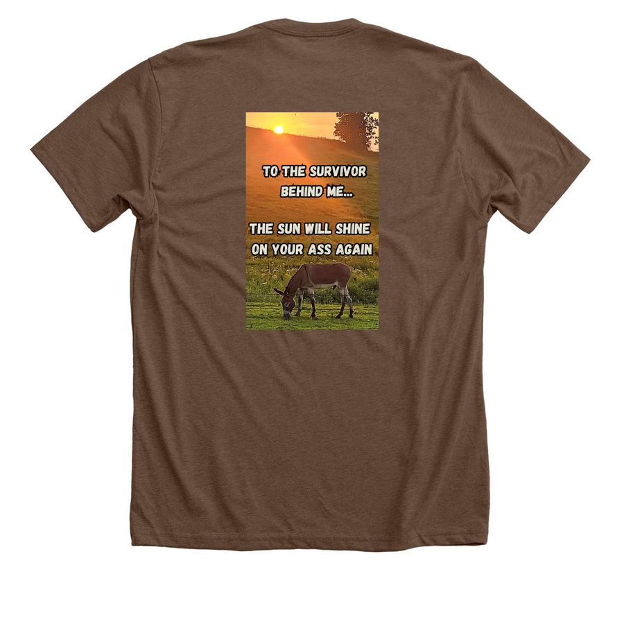 Survival Mode: The Sun Will Shine, a Heather Brown Premium Unisex Tee