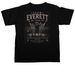 Team Everett Fundraiser, a Black Comfort Colors Unisex Tee (back-view)