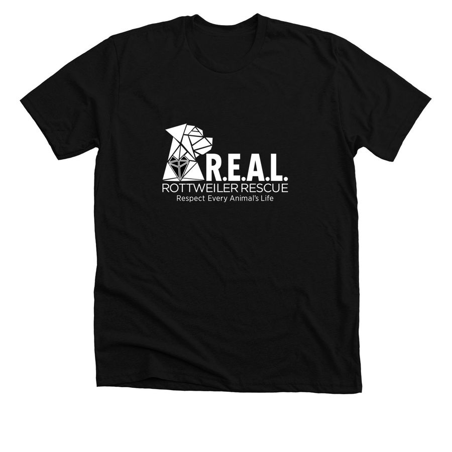 R.E.A.L. Rott Rescue Spring Merch, a Solid Black Blend Premium Unisex Tee