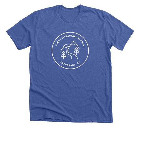 Tudor Classic, a Solid True Royal Premium Unisex Tee