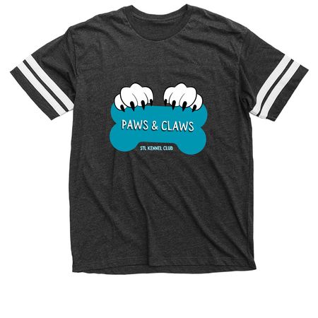 PACSTL Official Merch - Spring Fundraiser, a Vintage Smoke / White Football Jersey Tee