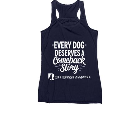 Comeback Story, a Navy Women's Racerback