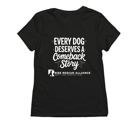 Comeback Story, a Deep Black Allmade Eco Triblend Women?s Tee