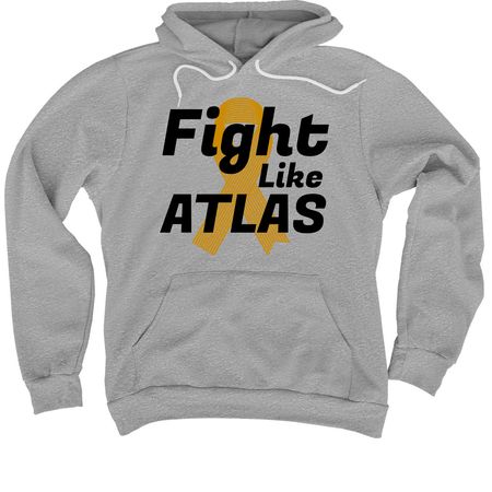 Fight with Atlas, a Athletic Heather Premium Pullover Hoodie