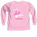 Give Cancer The Boot, a Blossom Comfort Colors Long Sleeve Tee (back-view)