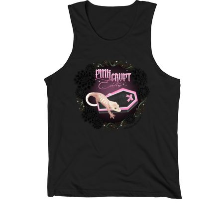 Pink Crypt Exotics Merch Drop ??, a Black Premium Cotton Tank