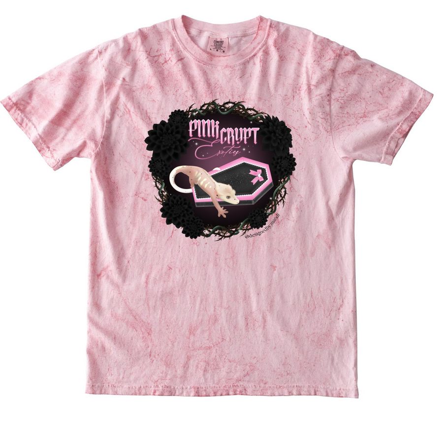 Pink Crypt Exotics Merch Drop ??, a Clay Comfort Colors Colorblast Tee