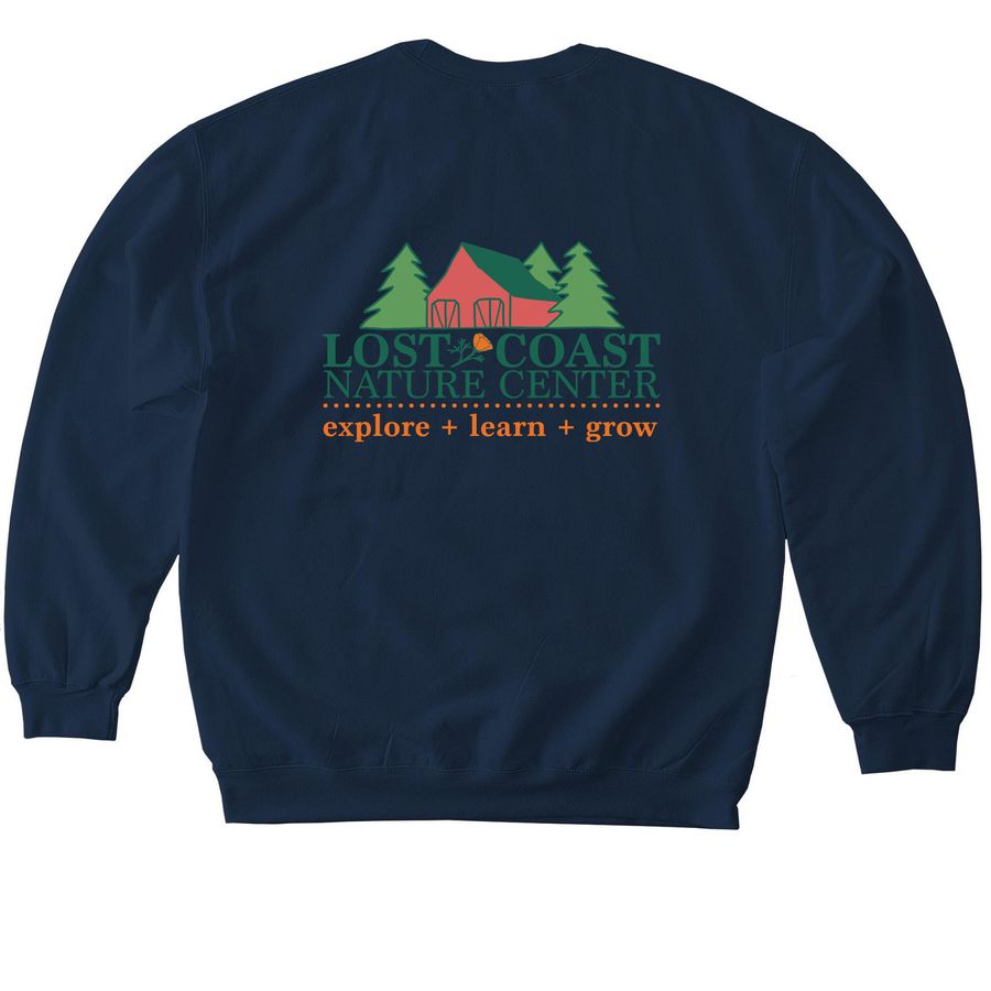Lost Coast Nature Center, a Navy Softstyle Crewneck Sweatshirt