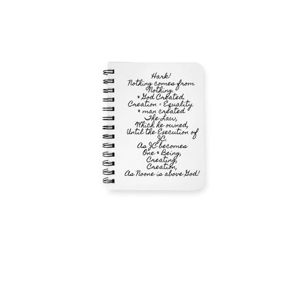 Christian Beliefs 101, a White Spiral Notebook