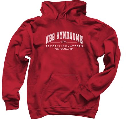 Identified: 1975, a Cardinal Red Pullover Hoodie