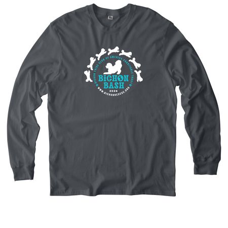 BFCACT Bichon Bash 2026 - blue, a Terrain Grey Allmade Organic Cotton Long Sleeve Tee