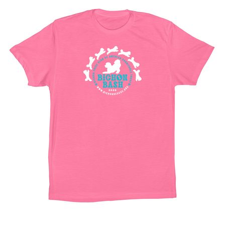 BFCACT Bichon Bash 2026 - blue, a Charity Pink Premium Cotton Tee