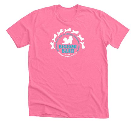 BFCACT Bichon Bash 2026 - blue, a Neon Pink Premium Unisex Tee