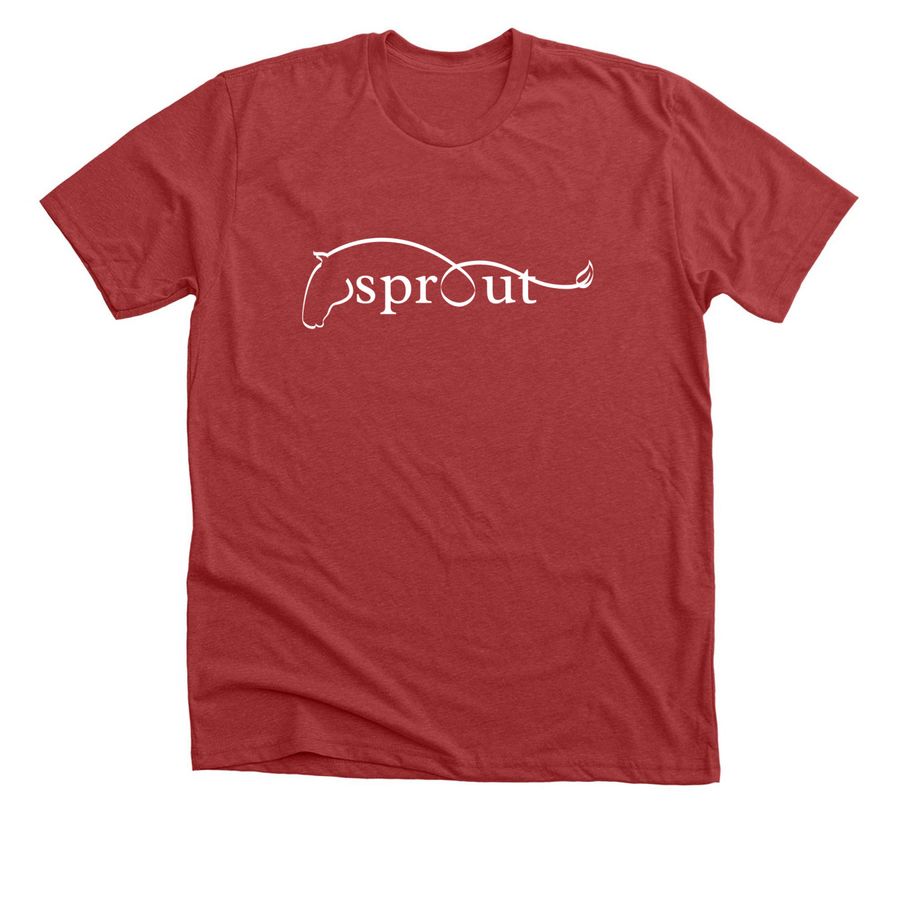 WEAR YOUR SUPPORT&nbsp;, a Heather Canvas Red Premium Unisex Tee