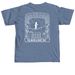 Slackline DC&nbsp;, a Blue Jean Comfort Colors Unisex Tee (back-view)