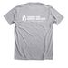Rescue is My Favorite Breed, a Athletic Heather Premium Unisex Tee (back-view)