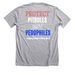 Release The List, a Athletic Heather Premium Unisex Tee (back-view)