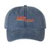 live creatively hat, a Navy Printed Pigment Dye Baseball Cap