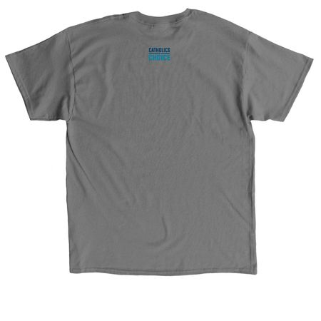 Pro-Choice Cat-holic&nbsp;, a Charcoal Classic Unisex Tee (back-view)