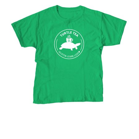 Turtle Tea with TTPG Podcast, a Irish Green Youth Unisex Tee