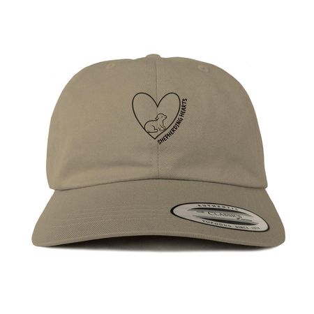 Shepherding Hearts Hats, a Khaki Printed Classic Baseball Cap