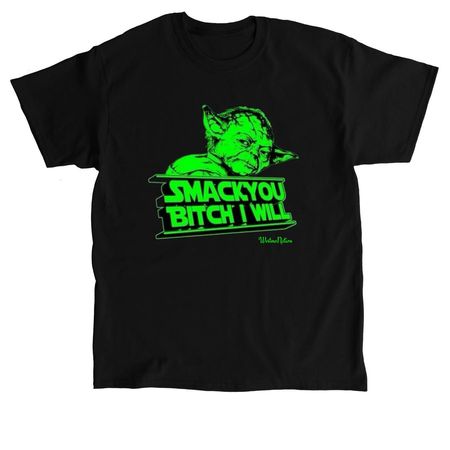 Yoda, a Black Classic Unisex Tee