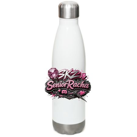 The SeniorRacha STAY Collection, a White Stainless Steel Water Bottle