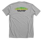 Grateful&nbsp;, a Athletic Heather Premium Unisex Tee (back-view)